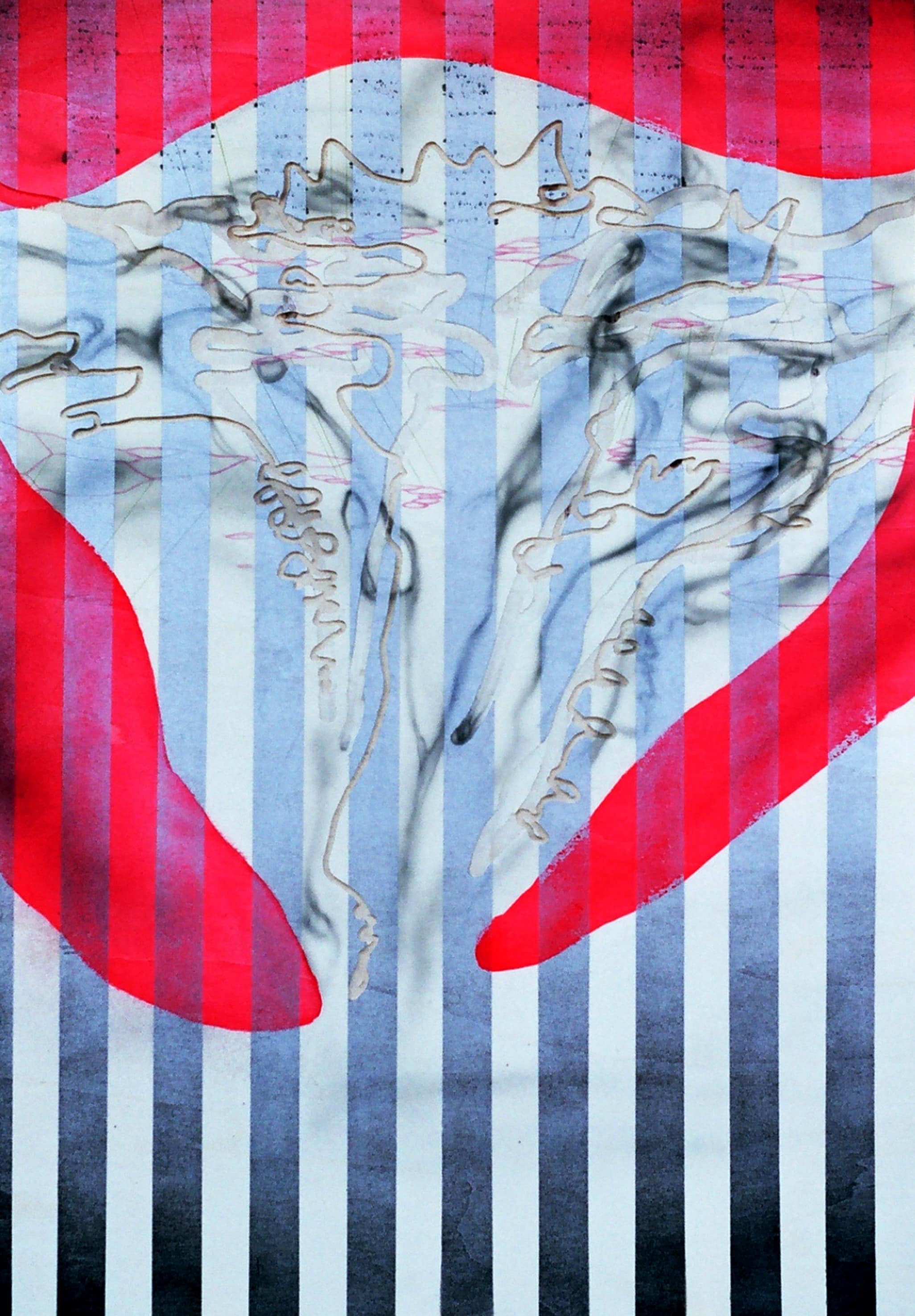 Gefräste bemalte Holzarbeit, in Besitz Wolfgang Asam Aichach